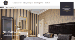 Desktop Screenshot of hoteldumail.fr