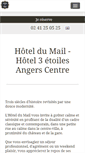 Mobile Screenshot of hoteldumail.fr